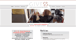 Desktop Screenshot of give.org.br