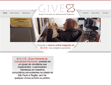 Tablet Screenshot of give.org.br